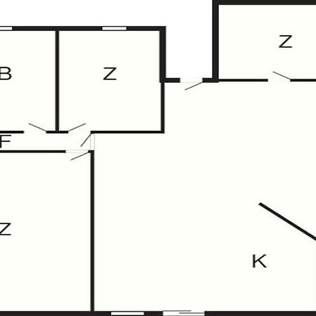 6 Person Holiday Home In エーベルトフト エクステリア 写真