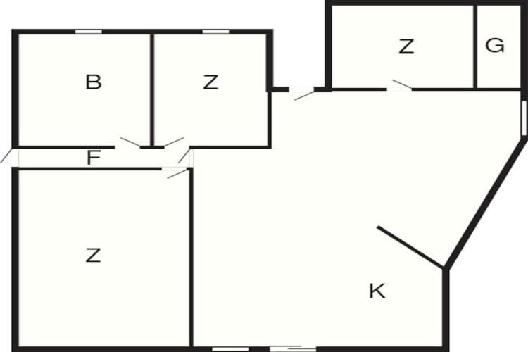 6 Person Holiday Home In エーベルトフト エクステリア 写真
